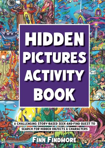 Hidden Pictures Activity Book: A Challenging Story-Based Seek-and-Find Quest To Search For Hidden Objects & Characters (Premium Seek and Find Books) image 2