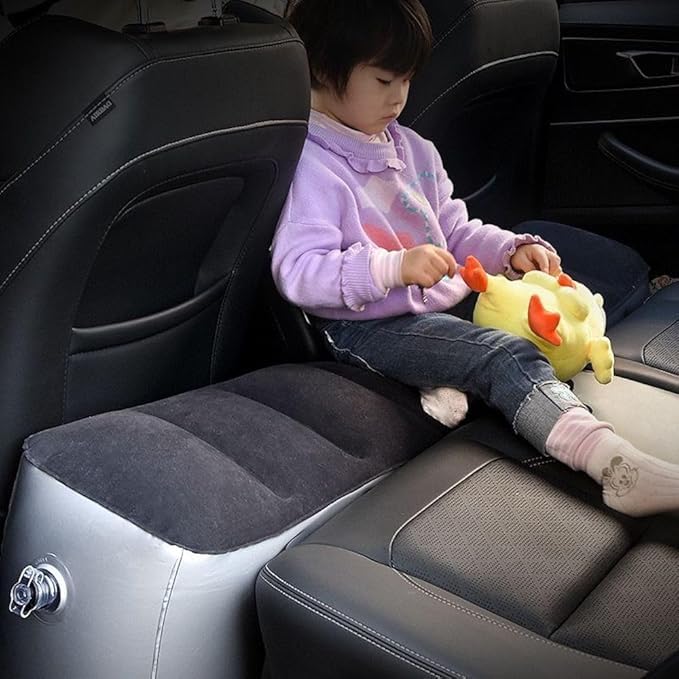 Berocia Car Air Mattress Back Seat Gap Pad Fill Extender Mattress for SUV Dogs Kids Adults Travel Bed Cushion Camping Air Couch Sleeping Rest Inflation Bed