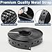 Metal Strap 1-Inch x 33FT 0.6mm Thickness for Pipe Support Pipe Hanger Strap Metal Strapping with Holes Black
