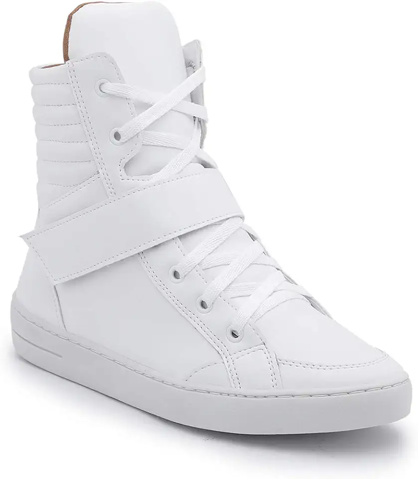 Tênis Feminino Cano Alto Fitness Botinha Bota Almofadado Academia Tenehi Confortável