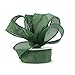Burlap Ribbon Perfect for Wedding Home Decoration Gift Wrap Bows Made Handmade Art Crafts 1-1/2 Inch X 10 Yard Spool (Christmas Green)