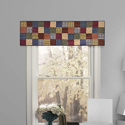 Donna Sharp Valance - Lakehouse Lodge Decorative Window Treatment With Colorful Patchwork #TOP28