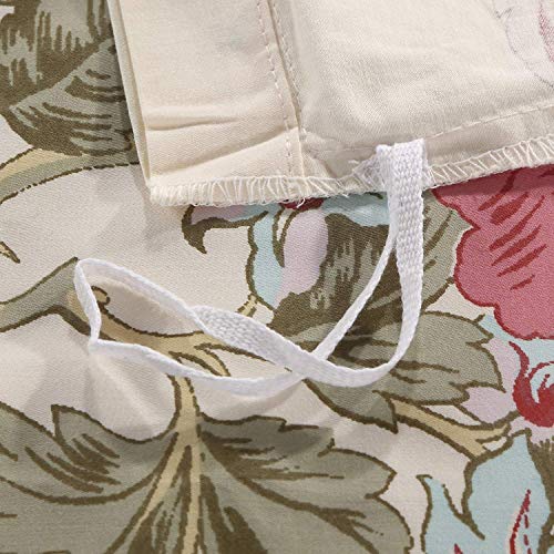 Brandream Luxurious Duvet Cover Queen Size Bedding Set Floral Duvet Quilt Cover Set Printed Chinoiserie Peony Asian Style Home Collections 800TC Egyptian Cotton Bedding Set Pieces - image 7