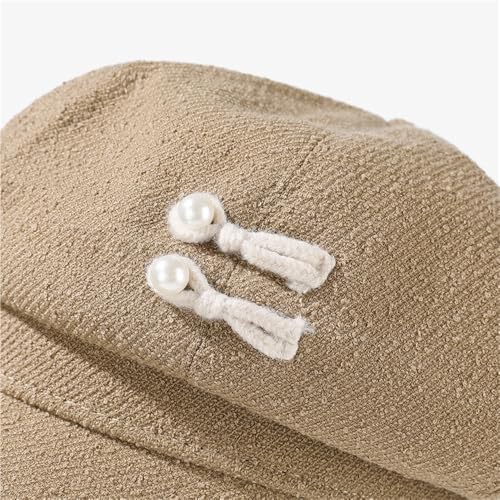 Chapeau gavroche rétro de créateur en nuance café foncé