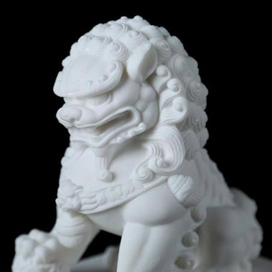 Amazon.co.jp: [dhiuebc] 狛犬 ライオンの置物 招財 風水 風水