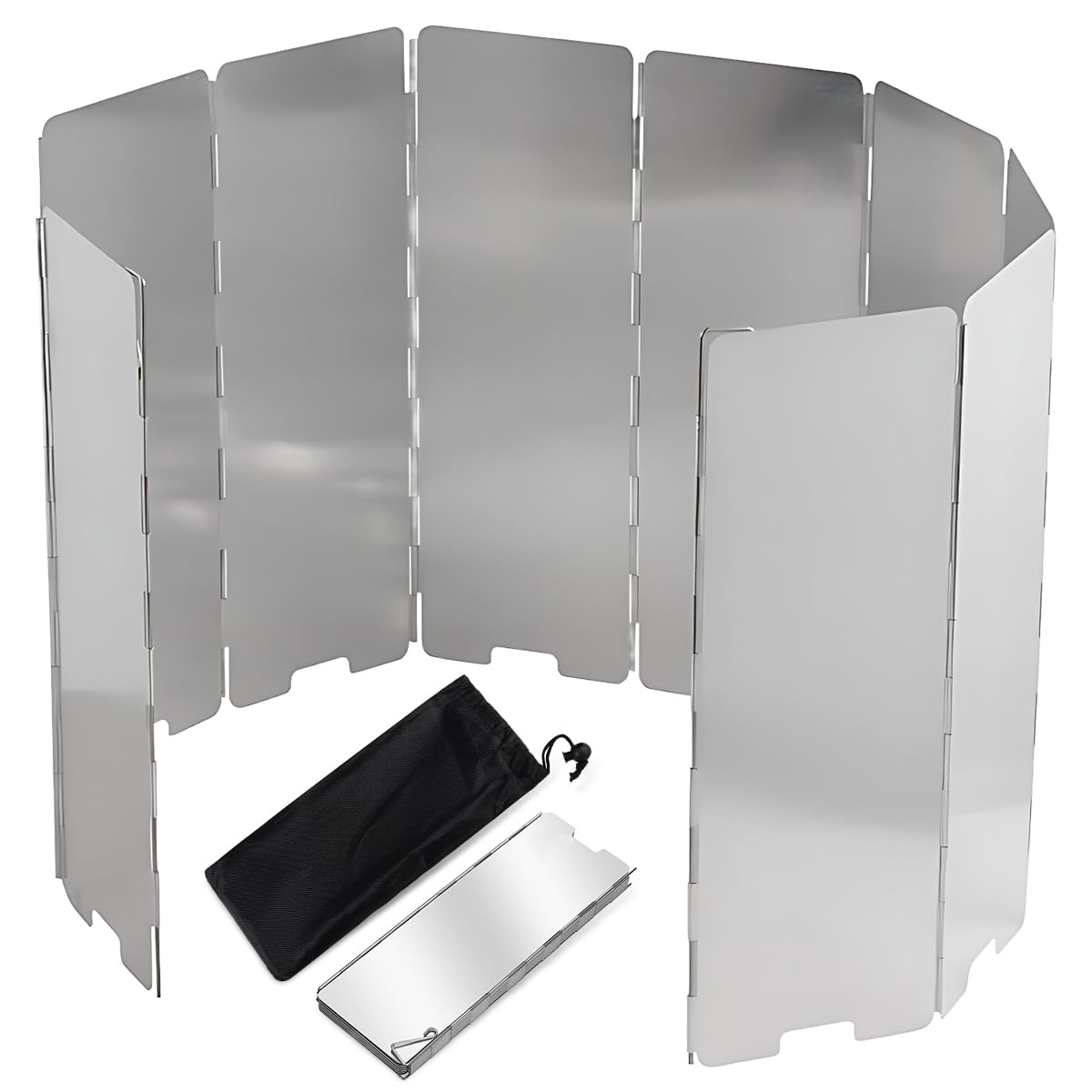 EXIN DEHCEN 8 Pare Vent Pliable Rechaud, Pare-Vent Pliable Aluminium, Pare- Vent de Camping pour Poêle, Plaques Pare-Brise de Camping avec Sac de Rangement, pour Camping Réchaud Extérieur Pique-Nique EXIN DEHCEN 8 Pare Vent Pliable Rechaud, Pare-Vent Pliable Aluminium, Pare- Vent de Camping pour Poêle, Plaques Pare-Brise de Camping avec Sac de Rangement, pour Camping Réchaud Extérieur Pique-Nique