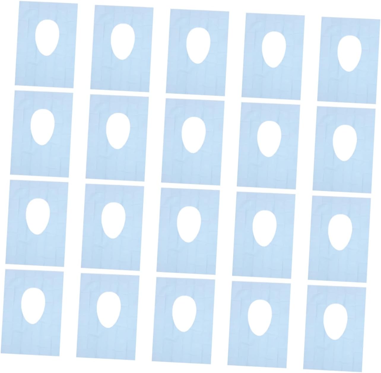 20sheets Toilet Seat Covers Disposable Elongated Potty Training Toilet Seat Natural Paper Material
