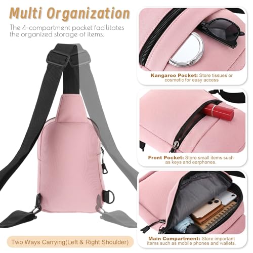 Set 7 Bolsos Crossbody para Mujer Multicolor miniatura 4