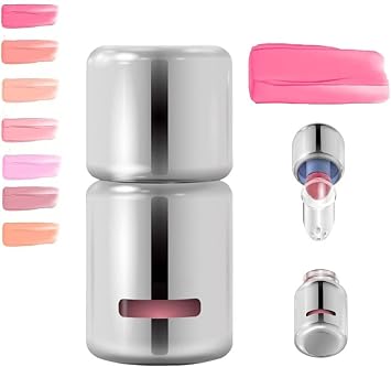 Liquid Blush for Cheeks, Jelly Color Liquid Blushs with Sponge Head, 3 in 1 Matte Nude Makeup Blusher for Mature Skin,Natural and Long-Lasting, for Older Women & Young Women JC03