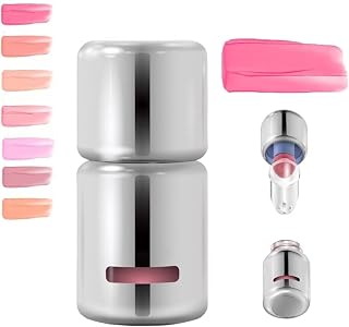 Liquid Blush, Jelly Color Liquid Blushs, Blushers for Cheeks Make Up, 3 In 1 Matte Nude Makeup Blusher for Mature Skin, Contour Stick With Sponge Head, Orange Makeup Blusher Cream (JC03)