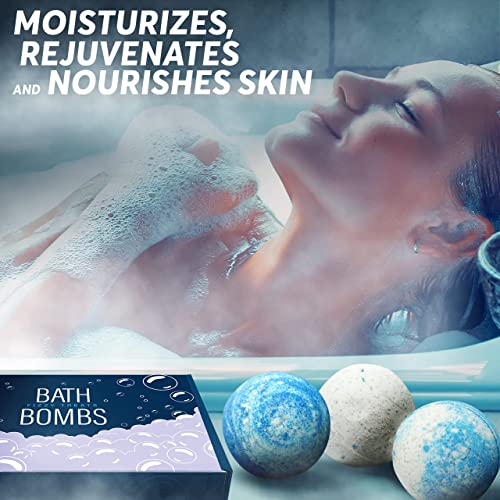 Majestic Pure Bath Bombs For Women & Men - Usa Made, Bath Bomb Set Of 6, Fizzies Made With 100% Pure Essential Oils, Coconut Oil & Shea Butter, Luxury Bubble Bath & Spa - Birthday & Mothers Day Gifts #TOP3
