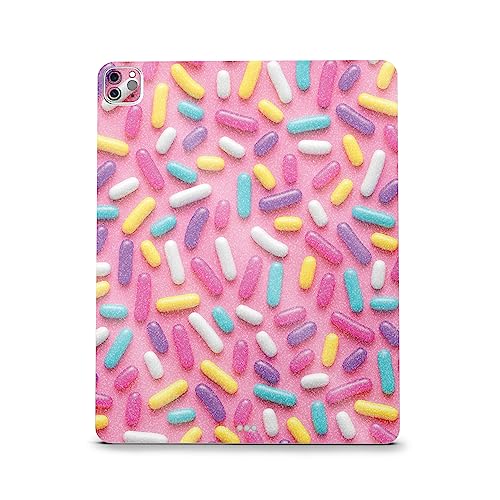 Image of MightySkins Carbon Fiber Skin Compatible with Apple iPad Pro 12.9 inch M2 6th Gen (2022) Full Wrap Kit - Sprinkles | Protective, Durable Textured Carbon Fiber Finish | Easy to Apply | Made in The USA