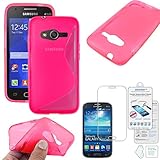 Coque en silicone gel avec le motif S-line, très légère et peu encombrante, excellent amortissement des chocs