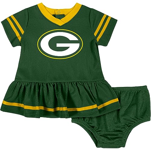 Image of Gerber Girls' NFL Team Jersey Dress and Diaper Cover