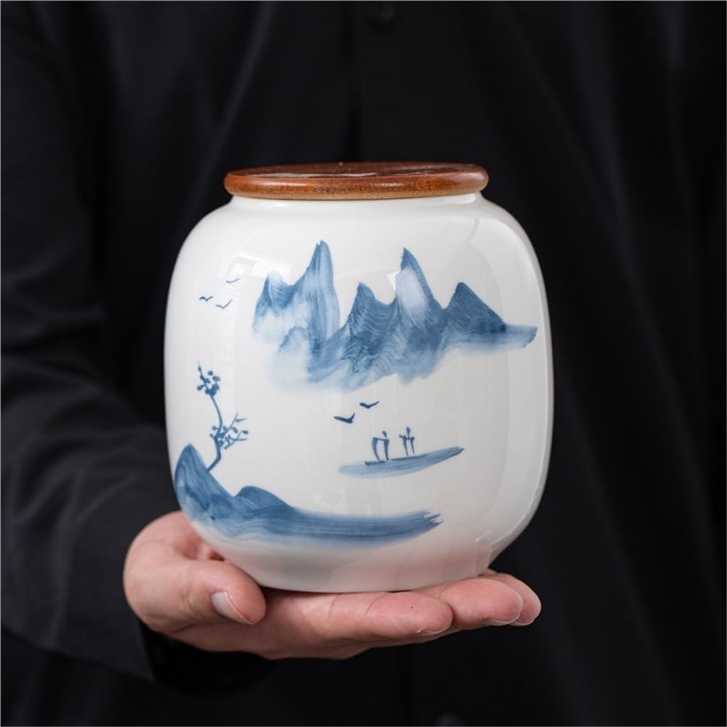 Pojemniki na herbatę do luźnej herbaty Ceramiczny luźny pojemnik do przechowywania herbaty Pojemnik do przechowywania żywności Kuchnia Przechowywanie w domu Czarna herbata Zielona herbata