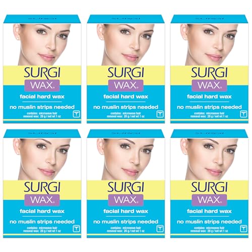 Surgi-wax Hair Remover For Face, 1-Ounce Boxes (Pack of 6)