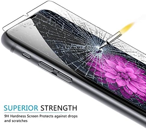 J&D Compatible for Huawei P Smart 2019 Screen Protector (3 Pack), No Lifted Edges Not Full Coverage Tempered Glass Film for Huawei P Smart 2019 Screen Protector, Not for Huawei P Smart/P Smart +