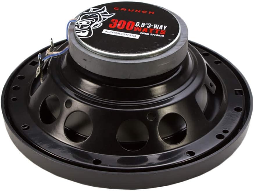 Crunch 300 Watts 6.5-Inch Coax Shallow 4 Ohms CS Speakers (2 Pack) | CS-65CXS