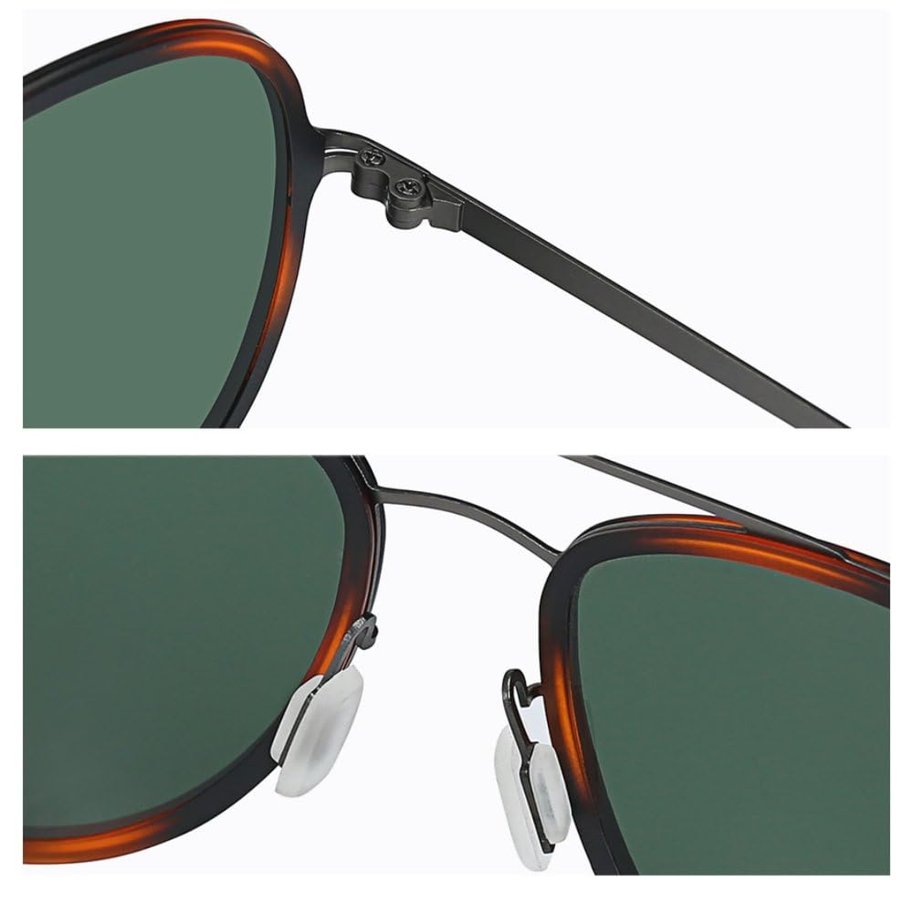 Occhiali da sole sportivi Classic Pilot da donna con lenti polarizzate TAC, occhiali da sole da uomo di design con lenti a specchio UV400 per la guida, 1,02 grigi