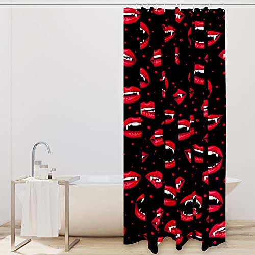 Rideau de douche vampire Halloween coloré grand format imperméable - 3
