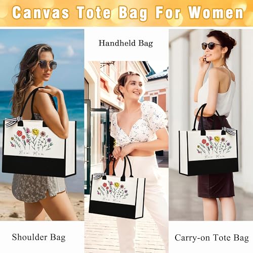 Bolso tote para mujer: regalo para nueva mamá, gran mamá o cumpleaños miniatura 5