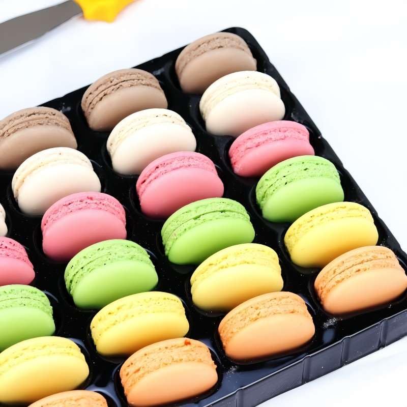 Macron French Cookies,Gift Box,Variety of Flavors Cookies Imported,– 42 PCS – French Macarons, Delicious Luxury Gourmet Gift, An Ideal Gift Baked Goods