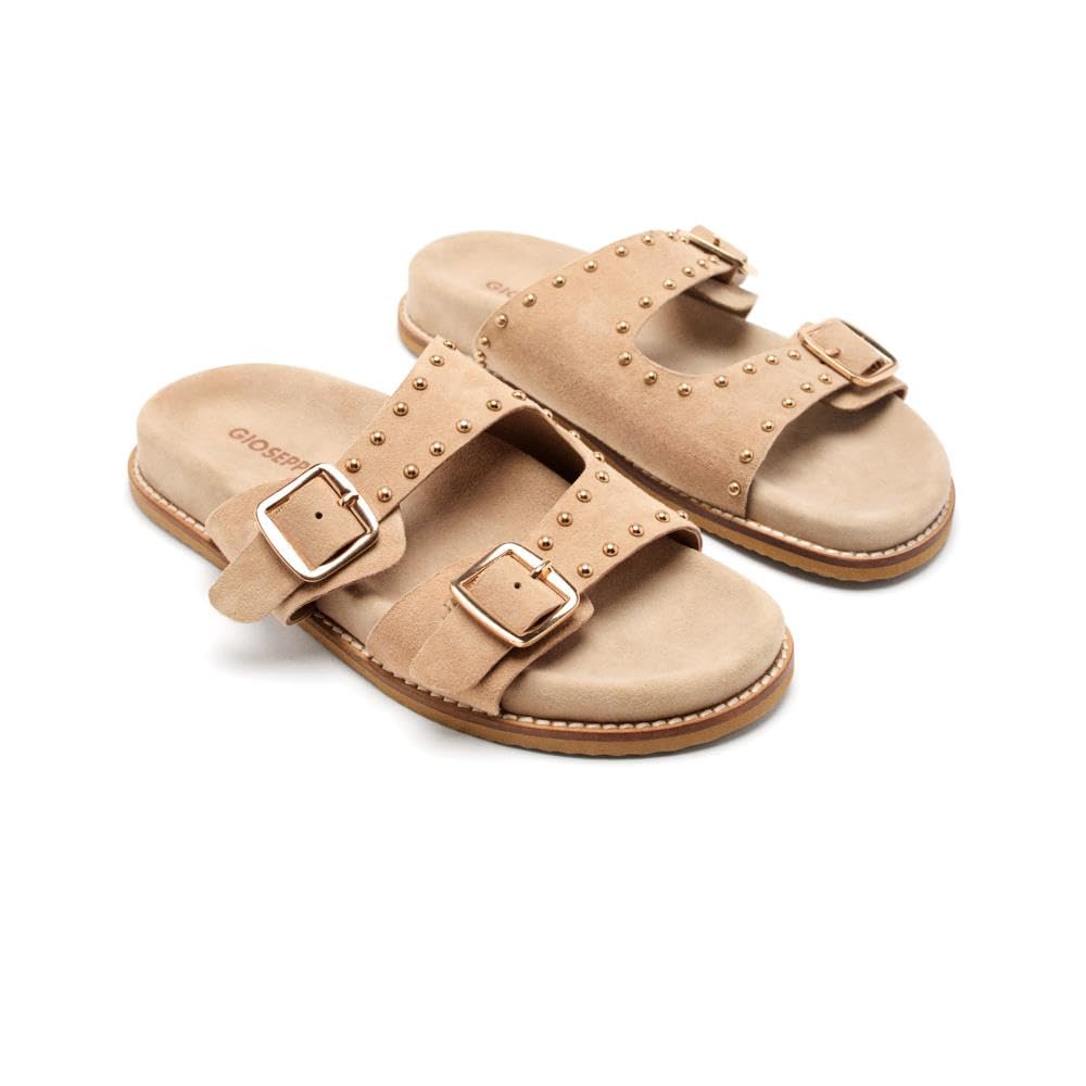 GIOSEPPO Stella, Women's Flat Sandals, Beige, 39 EU, beige, 7 UK