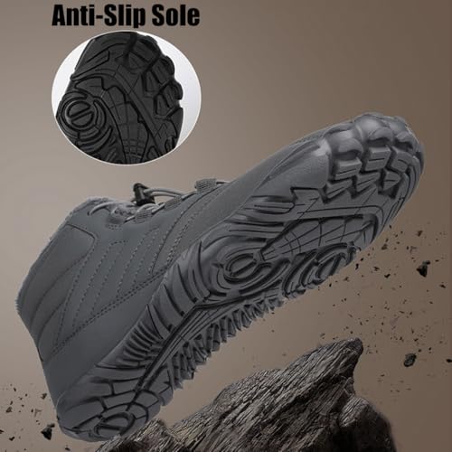 Hike Winter Footwear Barefoot Shoes Women Men, Barefoot Wide Toe Box Pro-Non-Slip Waterproof Barefoot Boots3