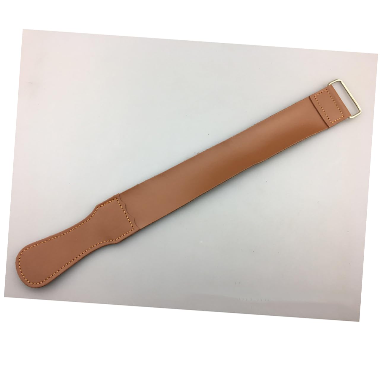 Baluue 2pcs Set Razor Strop Barber Sharpening Cloth Barbershop Tool for Straight Razor Scissor Knife