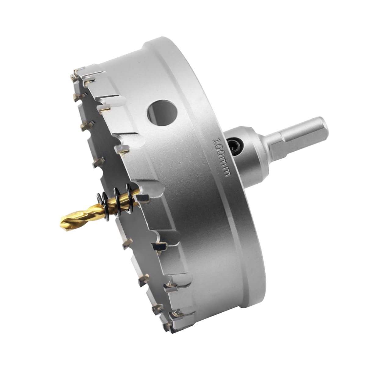 Aohhy Lochsäge Hartmetall Bohrer, Professional TCT Metall Bohrer für Edelstahl, Kunststoff, Messing, Eisen, Aluminium