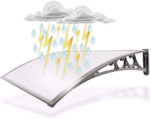 Amazon Co Jp Yangaera 庇 後付け 屋根庇 ひさし雨よけ 60x60 Cm 玄関ひさし パティオ日除け 日焼け対策 テラス屋根雨雪保護 窓オーニング 梅雨対策 5色のpc耐久ボード 組み立てが簡単 窓の屋根 アルミ合金ブラケット 頑丈で耐久性 白い Diy 工具 ガーデン