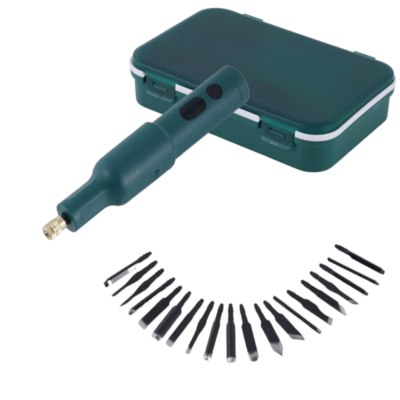 Amazon | JIAWANSHUN 電動彫刻刀 電動木彫機 コードレス 4.6V 40W USB
