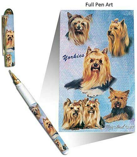 Bolígrafo roller diseño Yorkshire Terrier, pack 50 miniatura 2