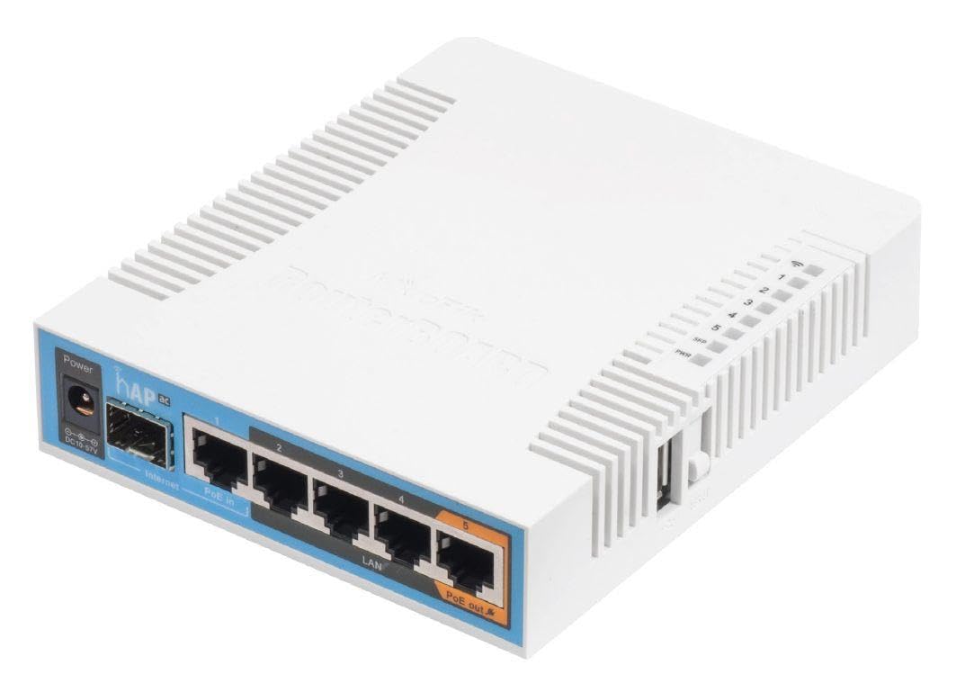 Mikrotik Home Ac Access Point, Hap Ac, Rb962uigS-5hact2hnt (rb962uigS-5hact2hnt)