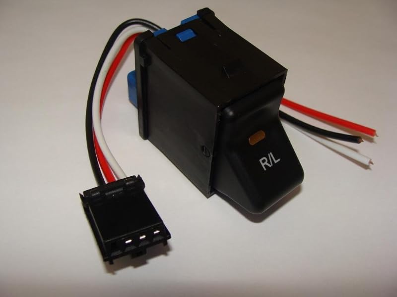 Interruptor tipo rocker GCD 12 V 15 A para Jeep TJ – Luz de teto, locker traseiro e ré, 1 unidade