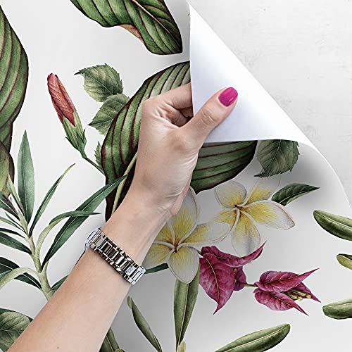 Fotomurale autoadhesivo impermeable de flores para decorar paredes sin esfuerzo 4