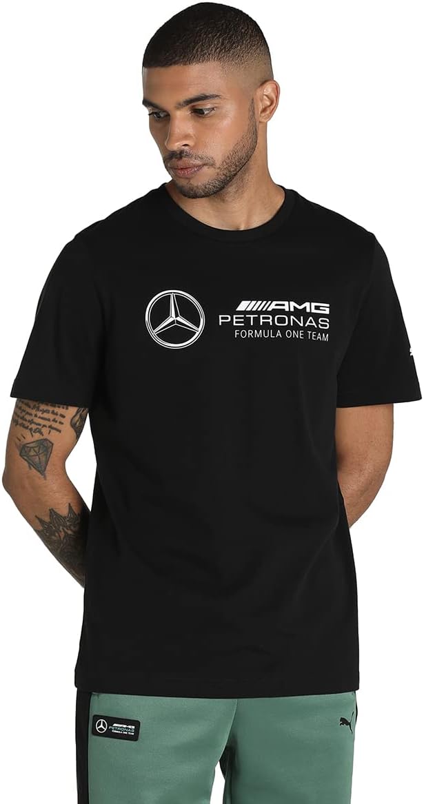 Mens Mercedes-AMG Petronas Motorsport F1 Essentials Logo Tee Top