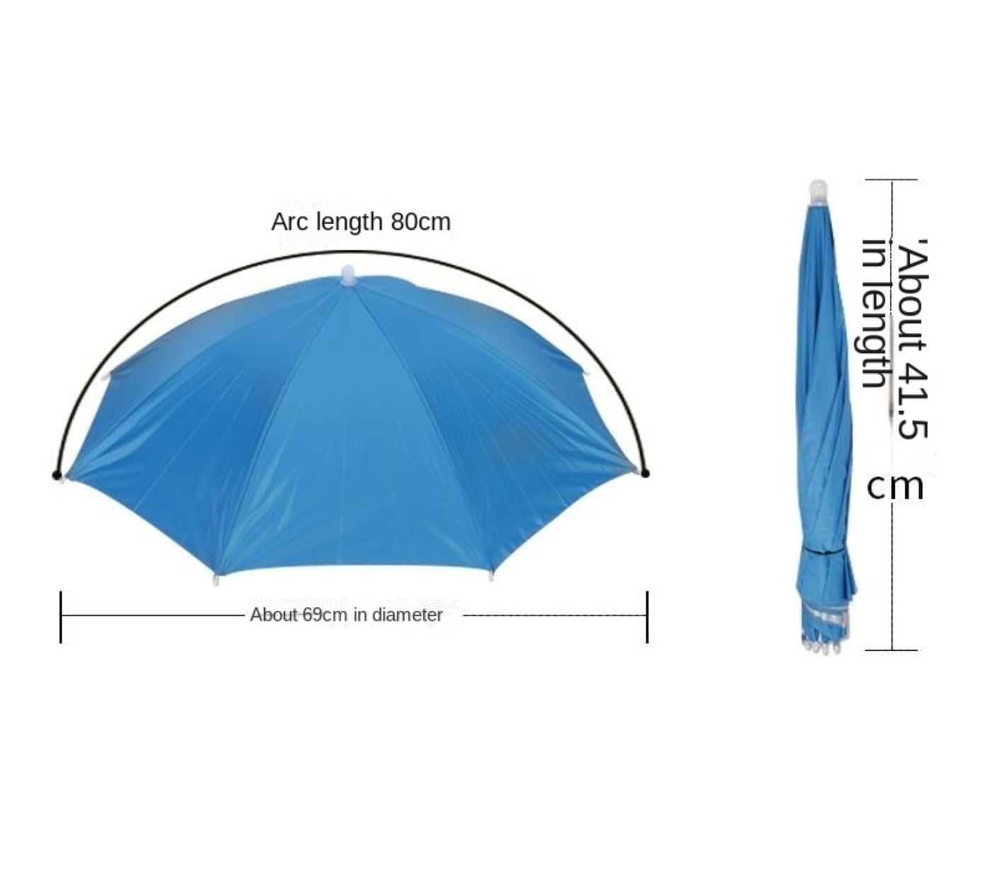 Przeciwsłoneczny Parasol Wędkarski Parasolka Z Ochroną UV, Regulowana Nakrycie Głowy Do Wędkowania I Kempingu Ogrodnictwa(Camouflage)