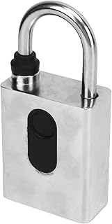 Fingerprint Padlock, Smart Padlock APP Unlocking Key Unlocking Easy Using Professional for Cabinet