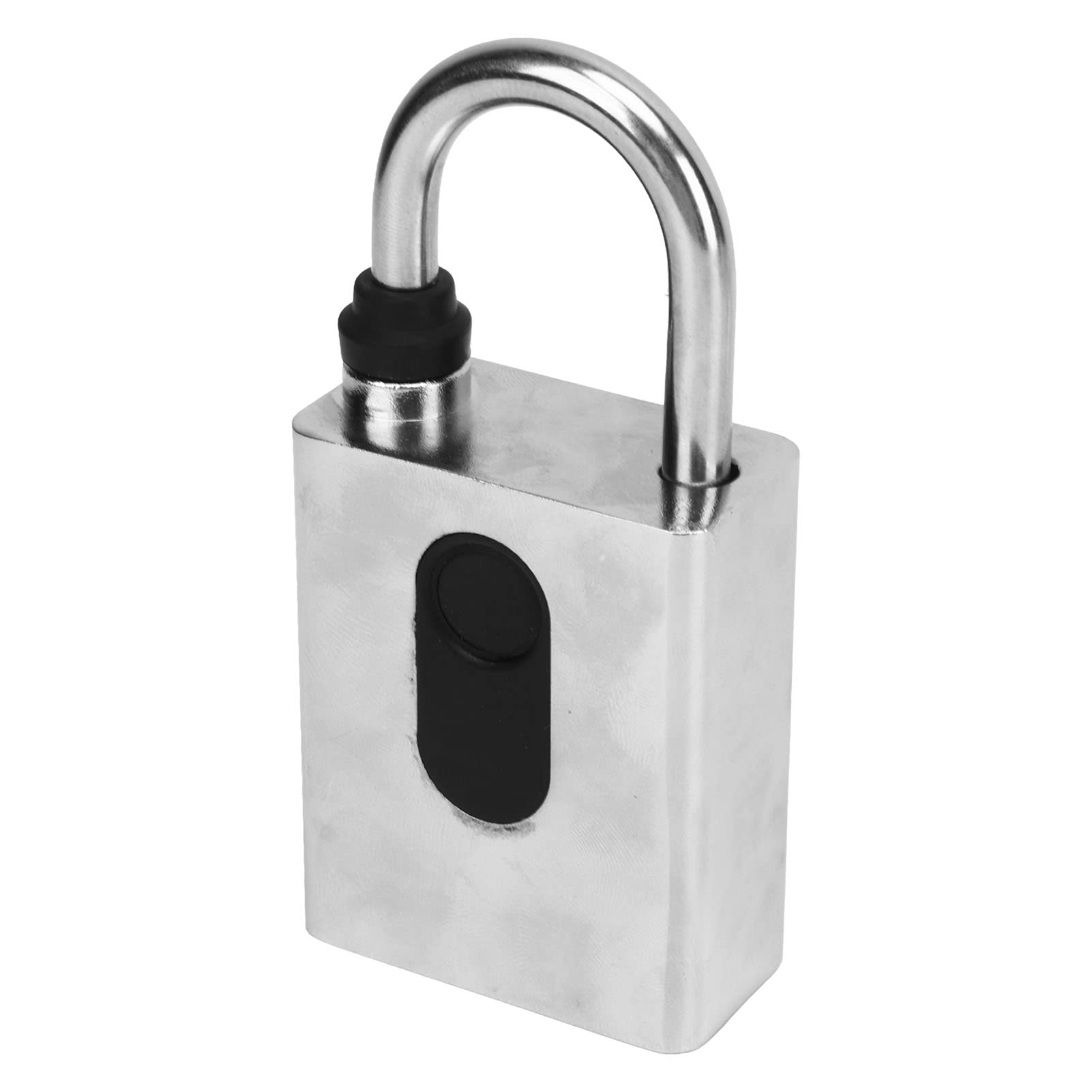 Candado de Huella Digital, Cerradura Fuerte de Aleación de Zinc con Bluetooth para Desbloqueo de Llave de Garaje de Puerta de Hierro