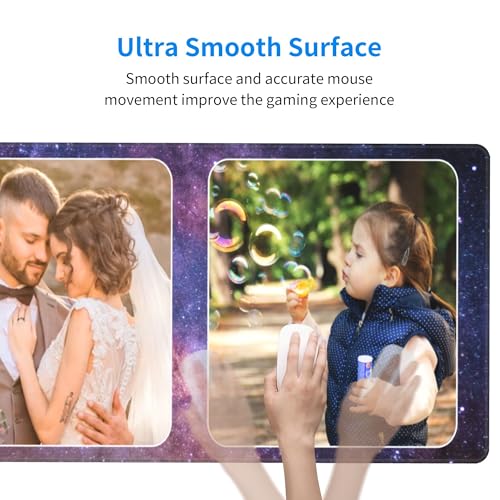 Image of Custom Large Desk Mat with Photo Text Personalized Picture Logo Non-Slip Game Computer Mouse Pad Customized Office Supplies (2 Photos)