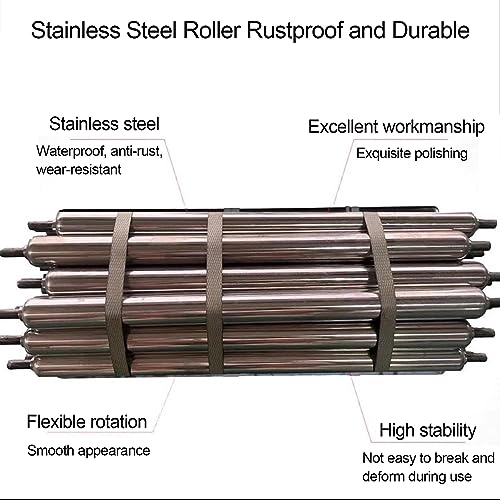Sistema di trasportatore a rulli non alimentato con rulli in acciaio zincato da 2,5 cm per una consegna e uno scarico efficienti in magazzino - Linea puleggia Silver h