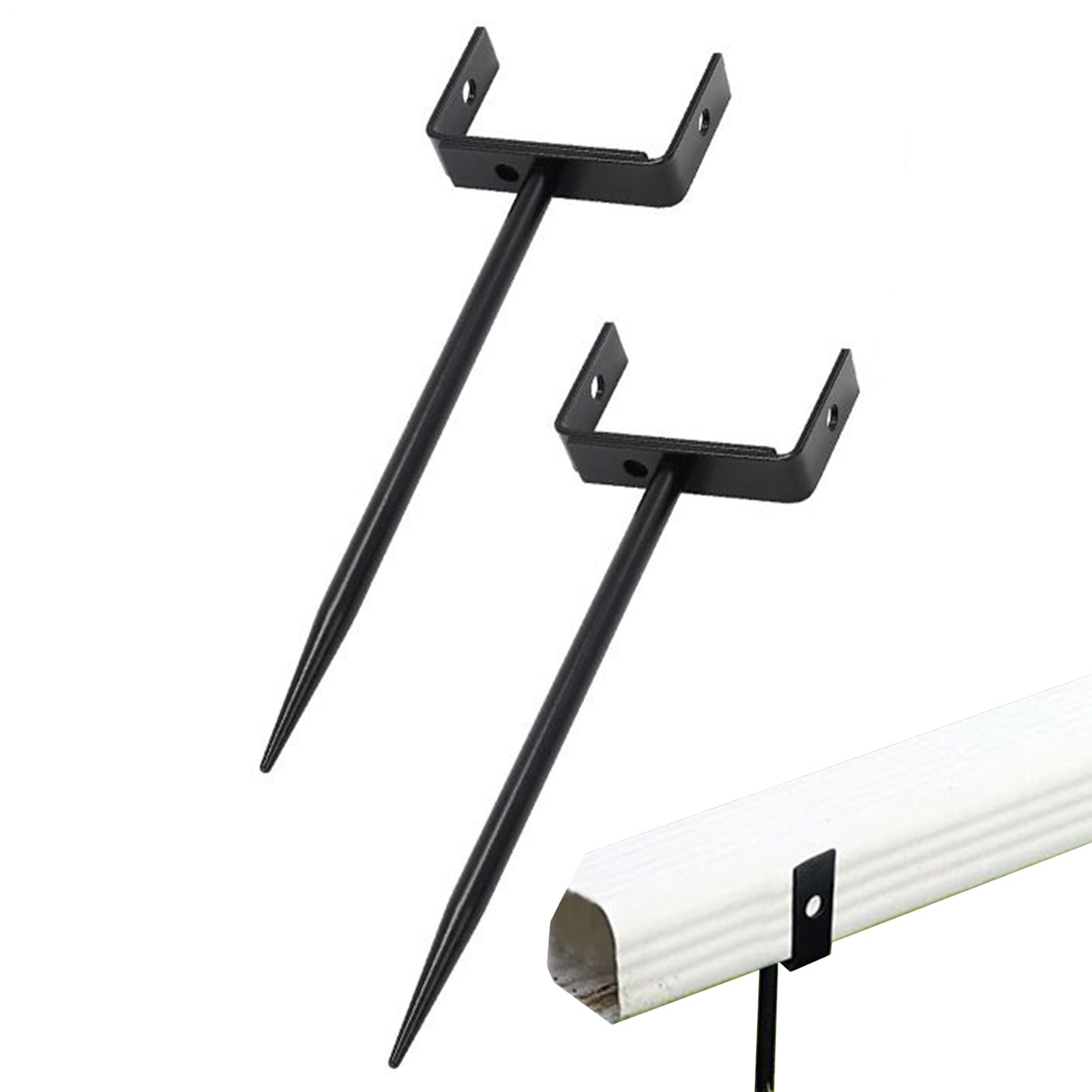 Piquet pour gouttière réglable lot de 2 supports extérieurs pour fixation de toit