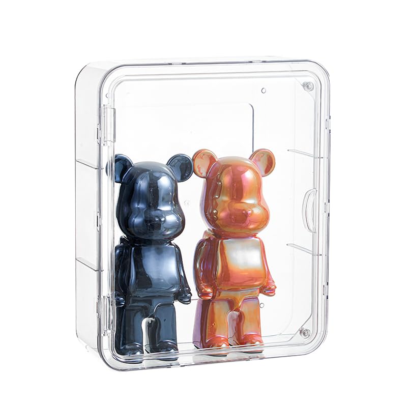 Image of BOHOIDEE 3 Tiers Clear Display Case for Figures(1,Medium)