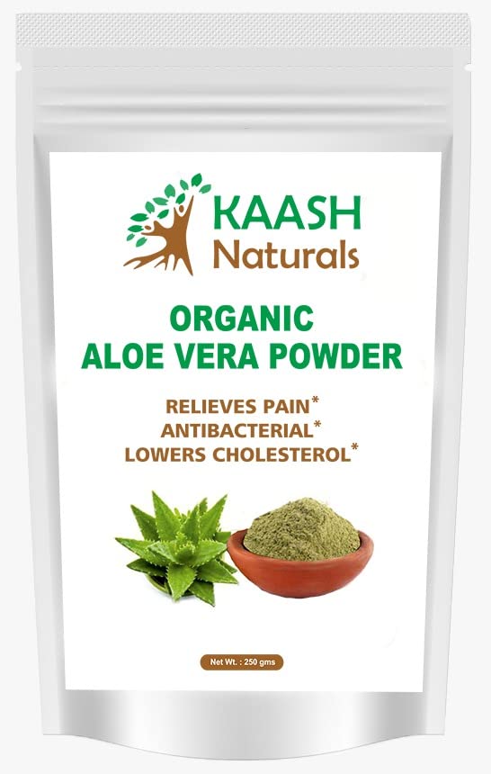 Kaash Naturals Organic Aloevera Powder (250 Grams) Pack Of 3