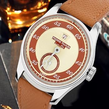 TeamMerkur Relógio masculino Pierre Paulin Jump Hour mostrador