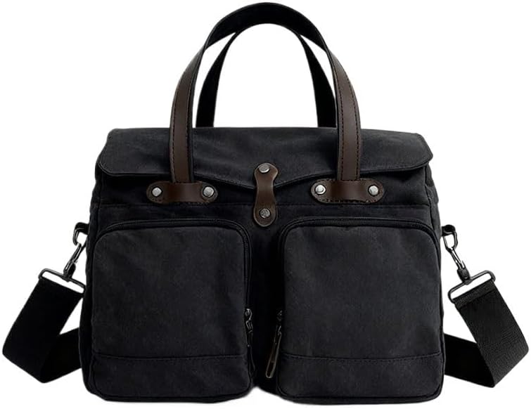Large-capacity Canvas Handbag Outdoor Travel Multi-layered Messenger Bag A Single-shoulder in School