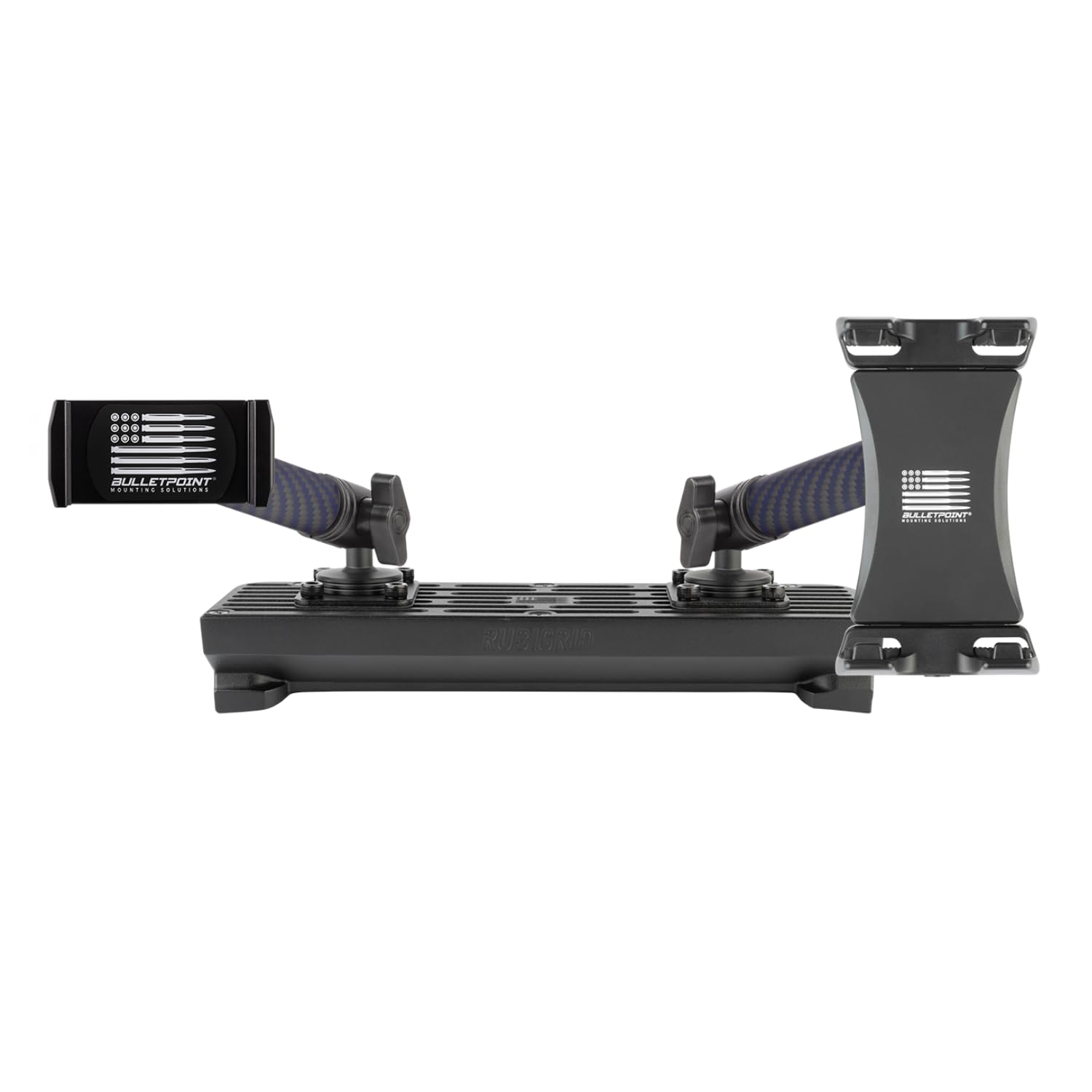 Bulletpoint Mounting Solutions RubiGrid Metal Dash Mount with Phone Tablet Holder Compatible with 2024 Toyota Tacoma