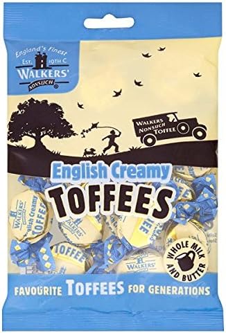 British Walkers Creamy Toffee: Box of 12 x 150g Bags