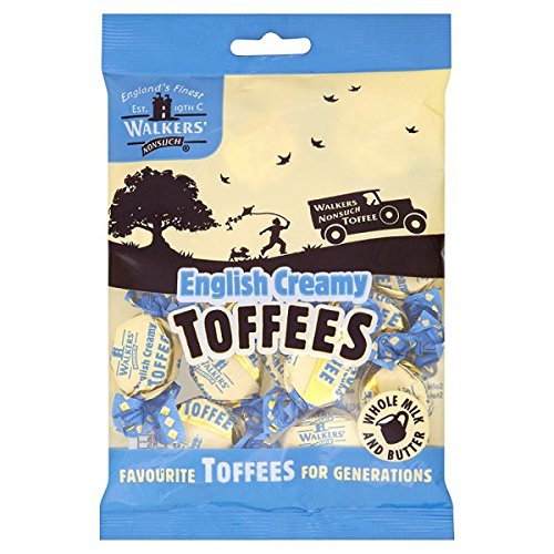 British Walkers Creamy Toffee: Box of 12 x 150g Bags